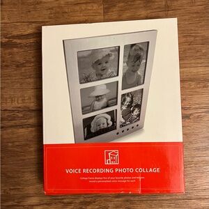 Brookstone Voice Recording Photo Collage - NEW